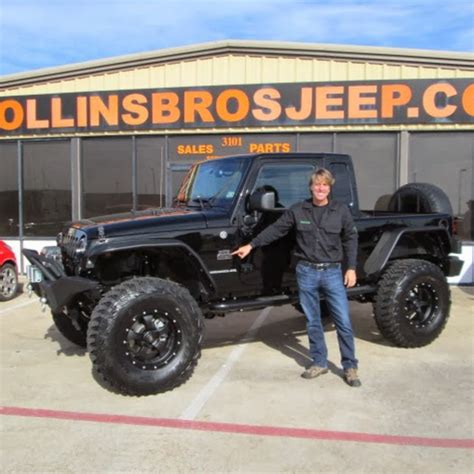 Collins bros jeep - Jeeps For Sale. For over 30 years CollinsBros Jeep has specialized in Sales, Service, Parts, Restoration and Preservation of 1976 to Current CJs & Wranglers. All Jeeps sold on the lot go through a major service check regardless of mileage or condition before the vehicle is available for you to drive home. CBJeep's multi-point service check. 
